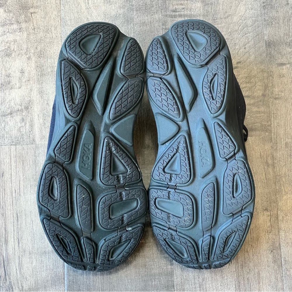 Hoka One One Womens WIDE Bondi 8 Black 1127954 BBLC Running Shoes Size 10 - Picture 8 of 10